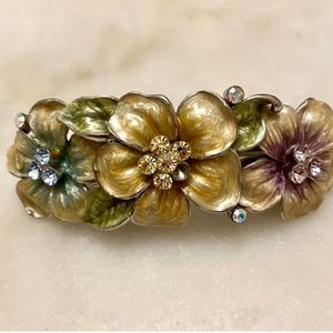 Antique Vintage Metal hair clip. 3 inches. New never used.